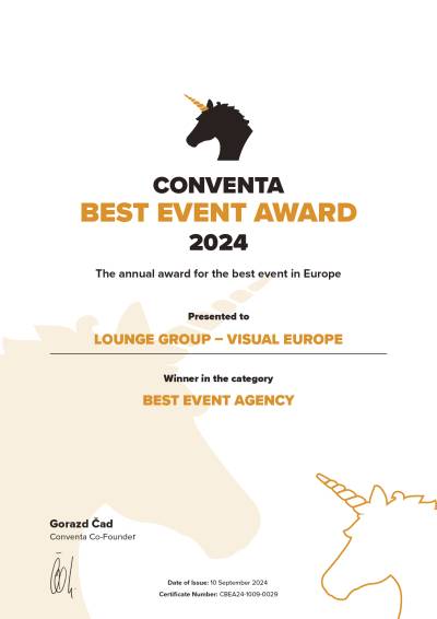 Conventa Best Event Award