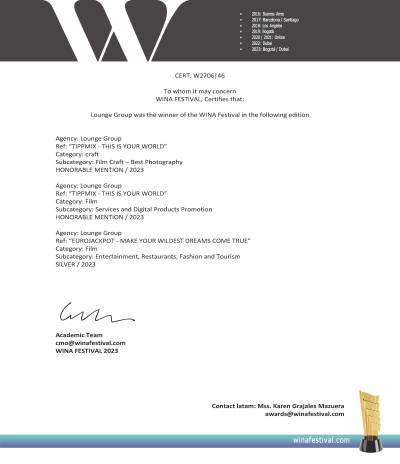 WINA Awards